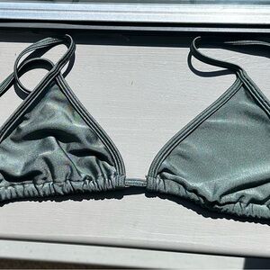American Apparel Olive Bikini Top